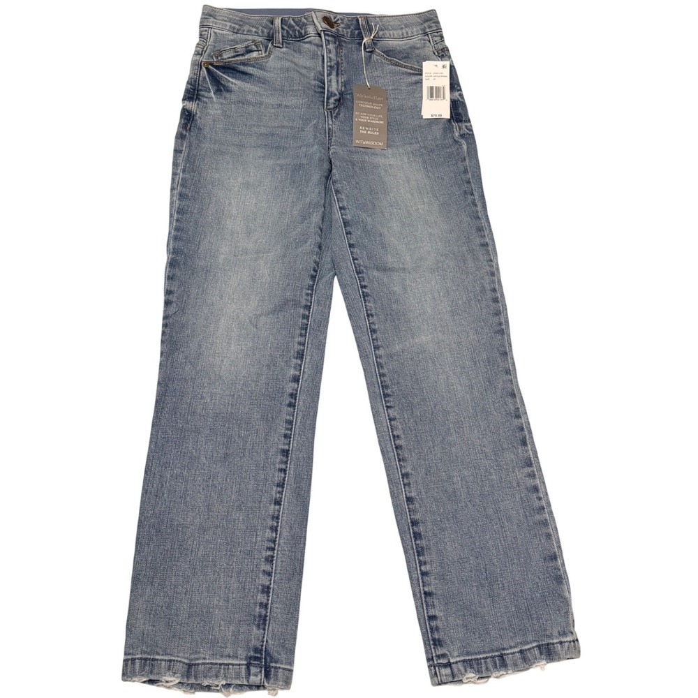 Wit & Wisdom Logan Absolution High Rise Vintage Skinny Jeans 2P Light Blue NWT